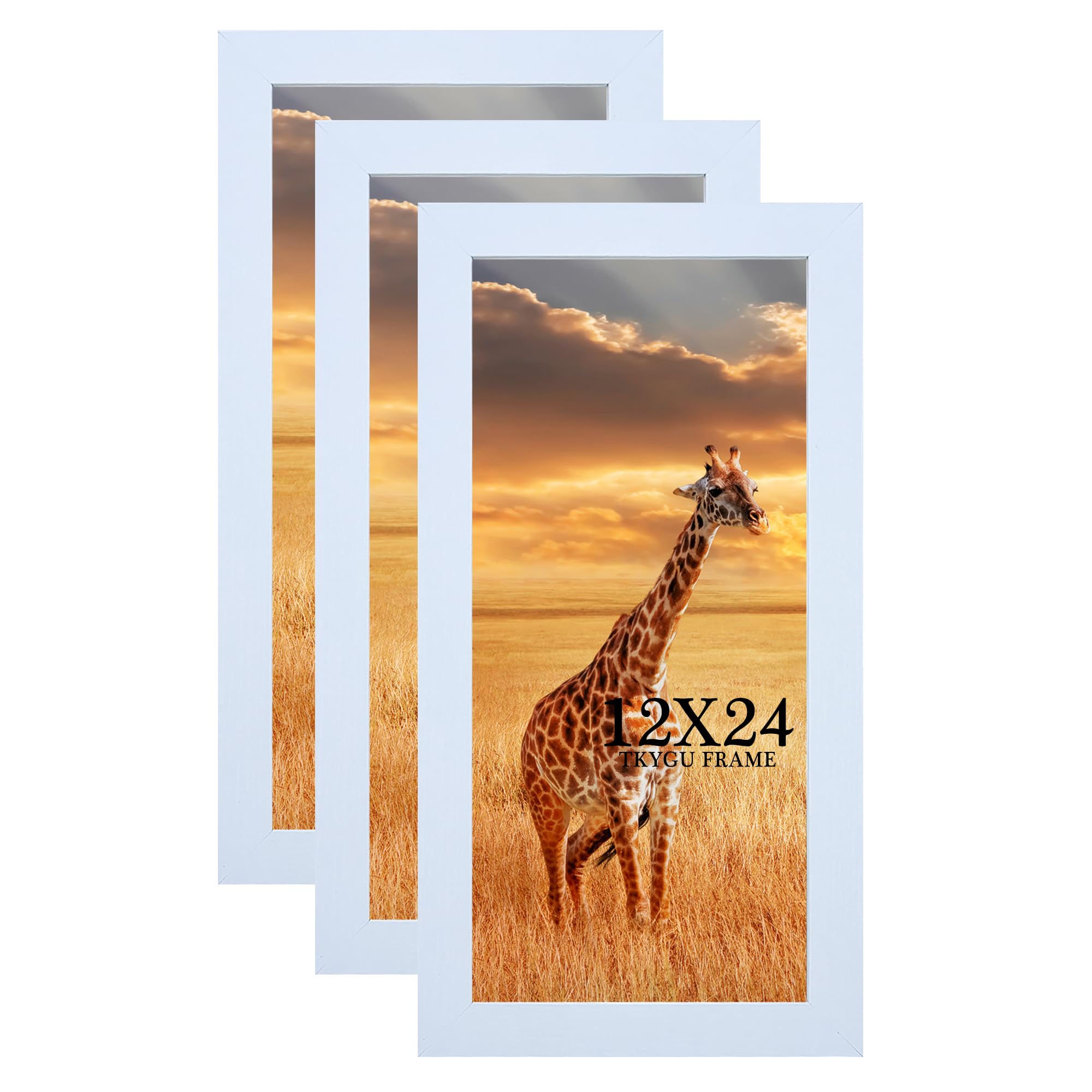 13x17 Picture Frame Set of 3, Wooden Frame Black for 13 x 17 Inch Picture Poster Photo with Durable Shatter Resistant Plexiglass,Wall Gallery Poster Photo frame 13 by 17 Frame for Wall best gift