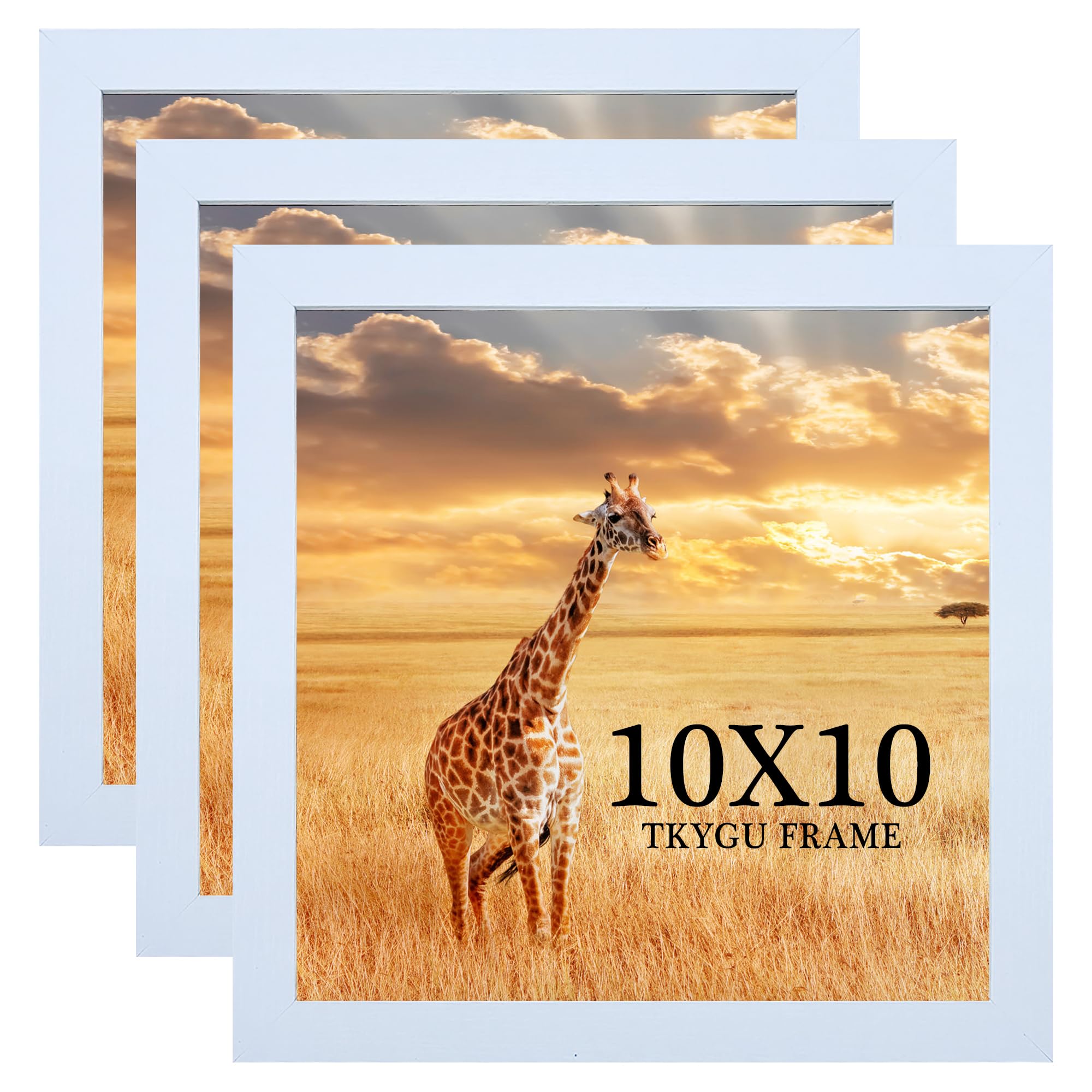 13x17 Picture Frame Set of 3, Wooden Frame Black for 13 x 17 Inch Picture Poster Photo with Durable Shatter Resistant Plexiglass,Wall Gallery Poster Photo frame 13 by 17 Frame for Wall best gift